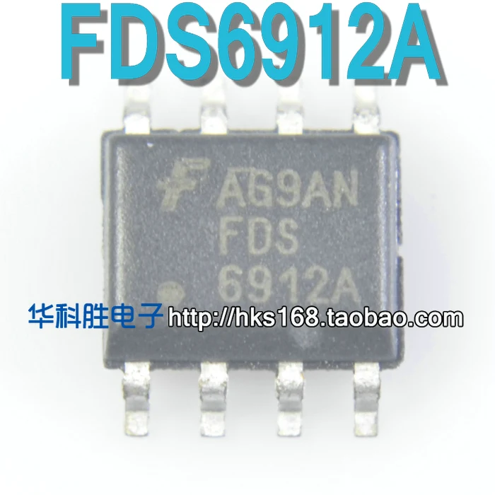 Original 5pcs/ 6912A FDS6912A IC SOP-8 convert integrated circuits In stock
