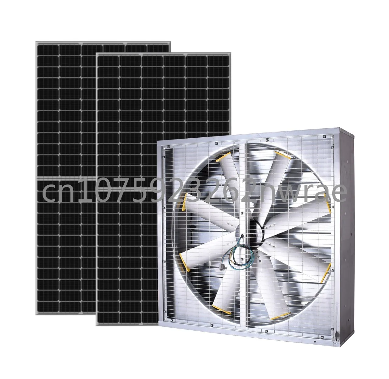 

880W New Green Cost-Efficient Agriculture Solar Wall Exhaust Fan Industrial Agricultural Fans for Greenhouse Farm Factory