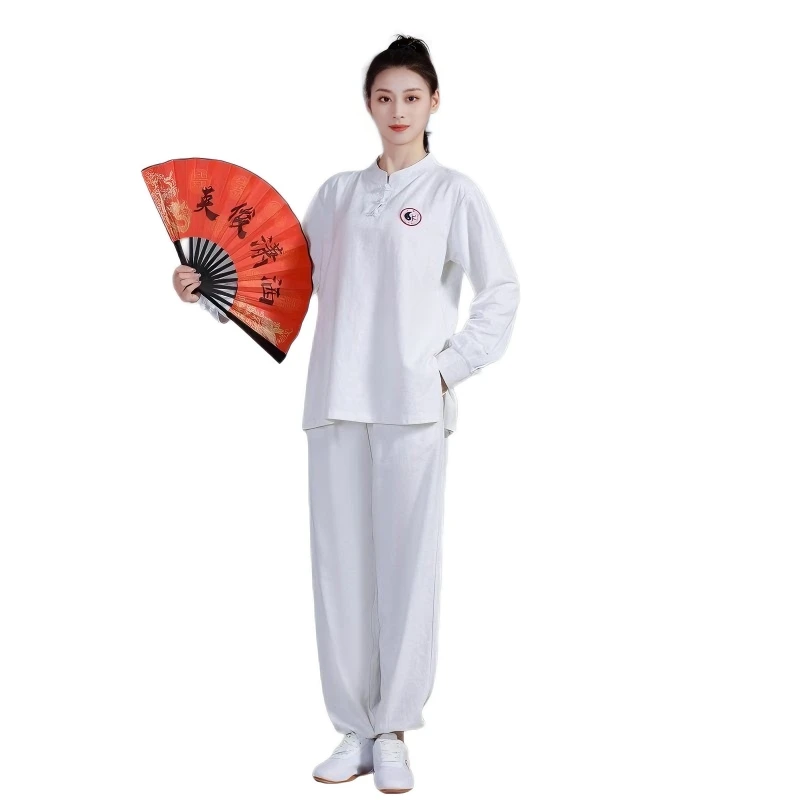 Unisex Tai Chi Uniform Set Breathable Martial Arts Suit for Men Women Chinese Style Training & Performance Outfit
