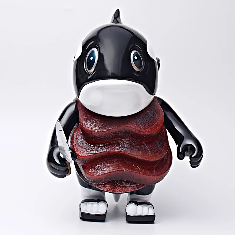 [متوفر] شخصيات Moyashi Shachou "السلسلة المائية" الأصلية - Tuna Senpai، مقتنيات الحوت القاتل والسلمون