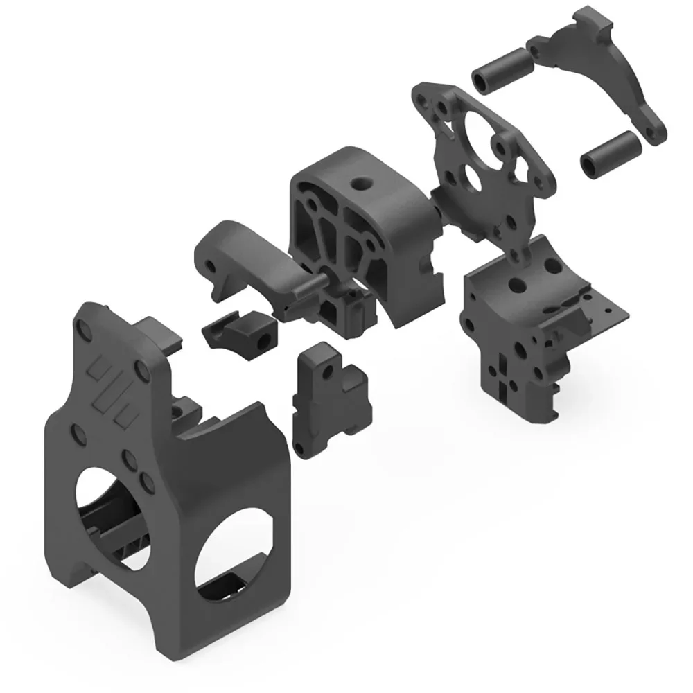 V0.1 pièces d'imprimante 3D 1 pièces MJF SLS extrudeuse haute température Kit Hotend pour pièces Voron 0.1