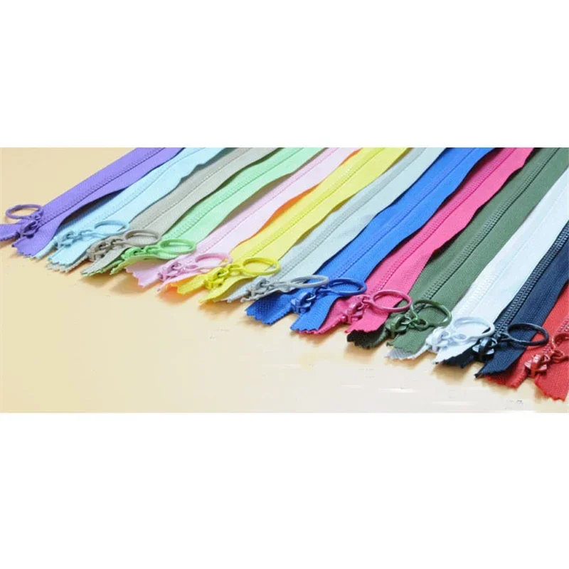 Punk No. 3 Resin Zippers for Sewing Decorative Children's Color Zipper Puller Sleeping Bag Zipper for Garment Accessories IQ002