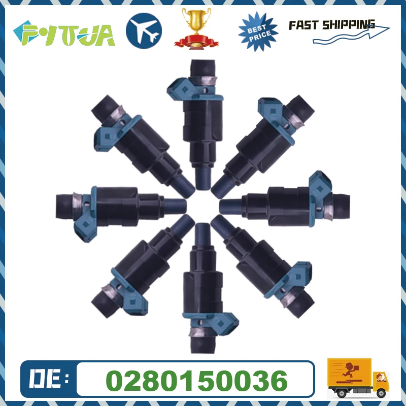 

4/8pcs High Performance Fuel Injector 0280150036 For Benz Mercedes W108 R107 72-75 280SEL 450SE 280SEL 4.5L V8 0 280 150 036