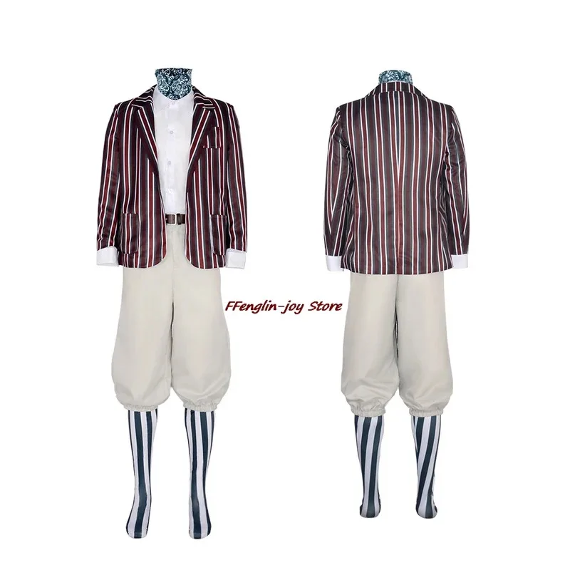 didi 2025 2025 hhhWilly Oompa Costume Loompas Adult Kids Willie Wonca Cosplay Umpa Lumpa Suit Movie Chocolate Wonk Factory Fancy