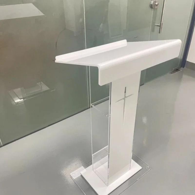 Acrylic podium, a variety of choices, simple, light luxury, teaching T tables and chairs