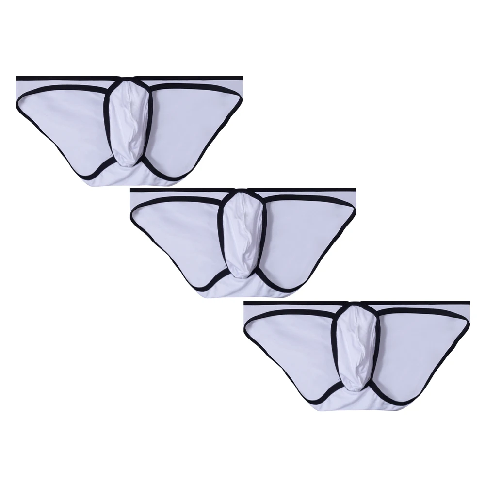 3 Pack Men's Panties Jockstrap Men Underwear Gay Thong Man Briefs Underpants Slip Sexy Cotton Pouch Cuecas Thongs Homme G String