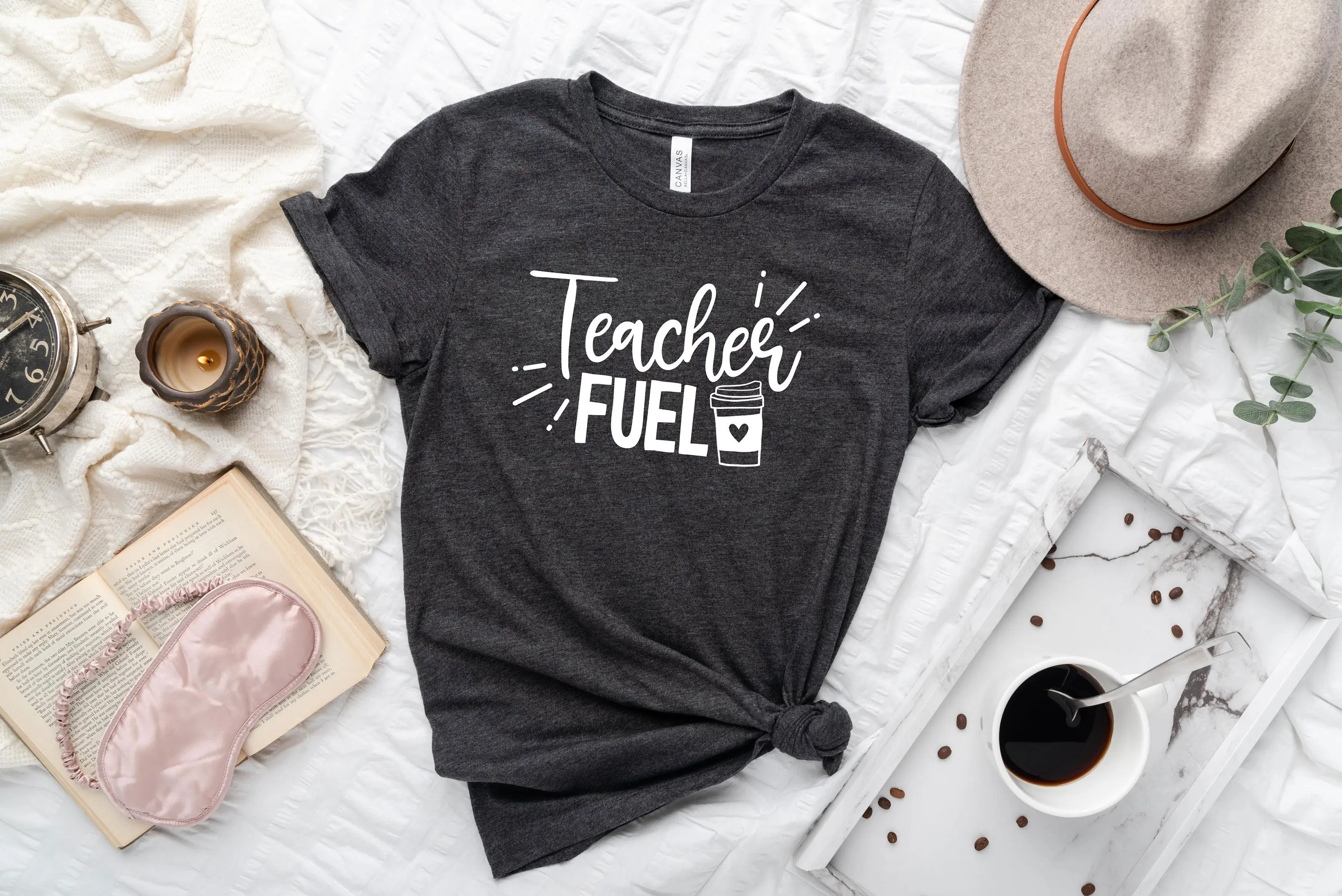 Teacher Fuel T Shirt Apparel Life Appreciation Cute Coffee Lover