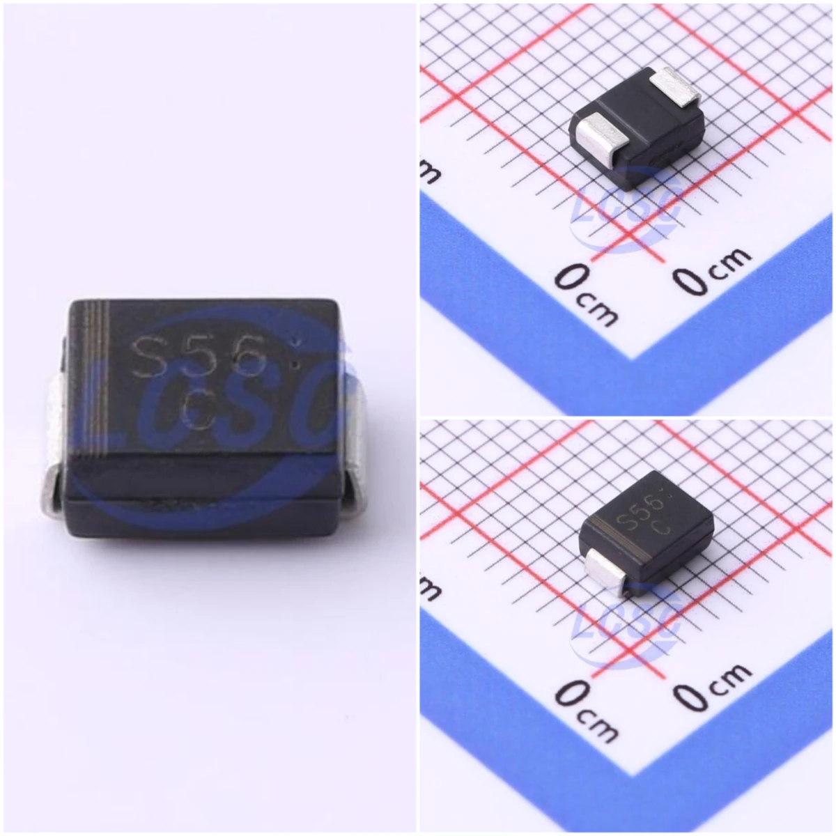 20pieces/Pack SM560B Schottky Diode Independent 60V 5A Surface Mount SMB(4.5mm*3.6mm) Marking S56