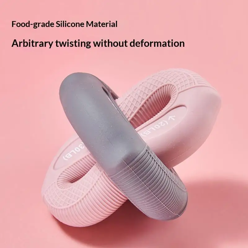 Silicone Hand Muscle Training Ring Anti-Slip Finger Wrist Gripper for Climbers Athletes Hand Strength Improvement