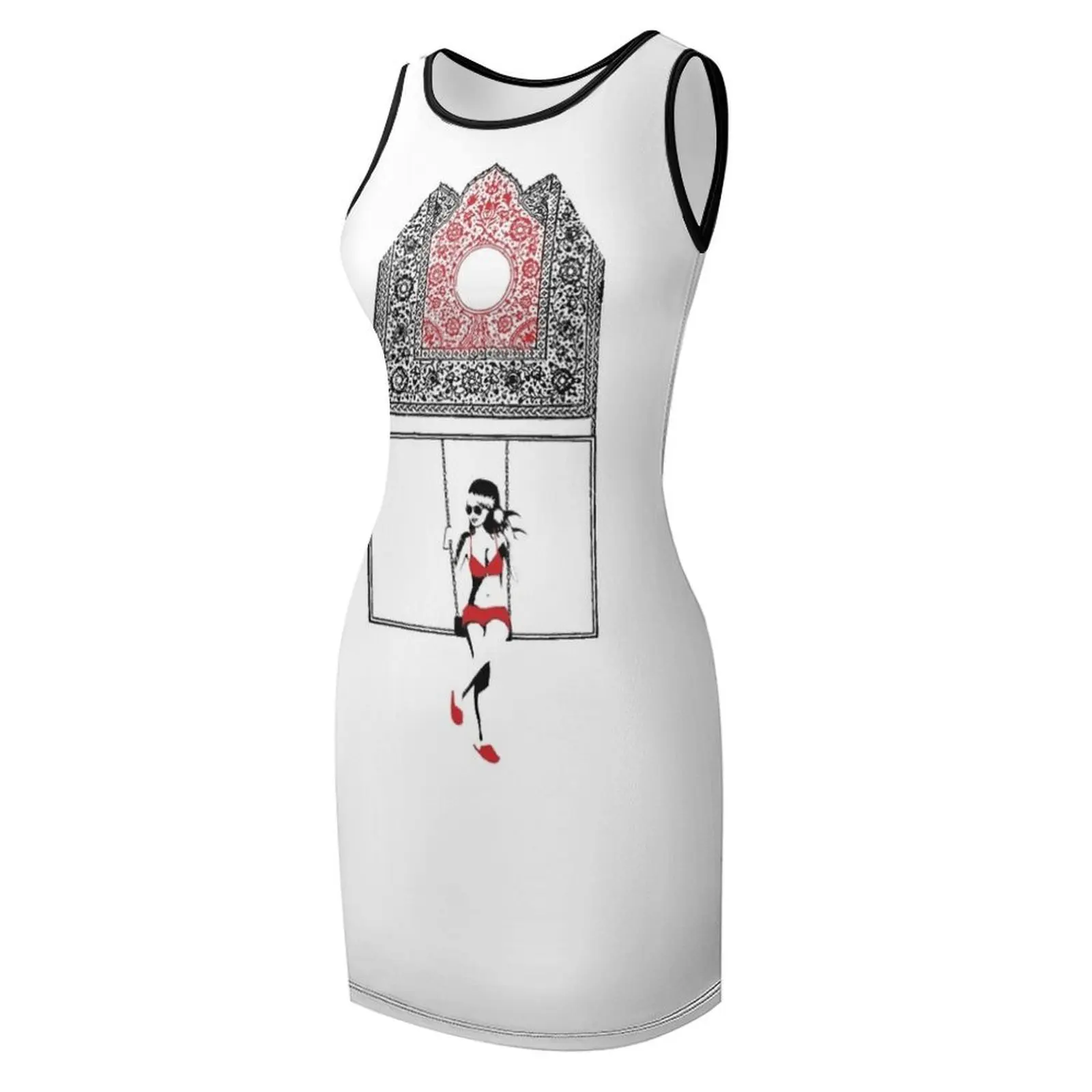 Lady Swing Sleeveless Sundress elegant guest wedding dress luxury women's party dress evening prom dresses for womens 2025