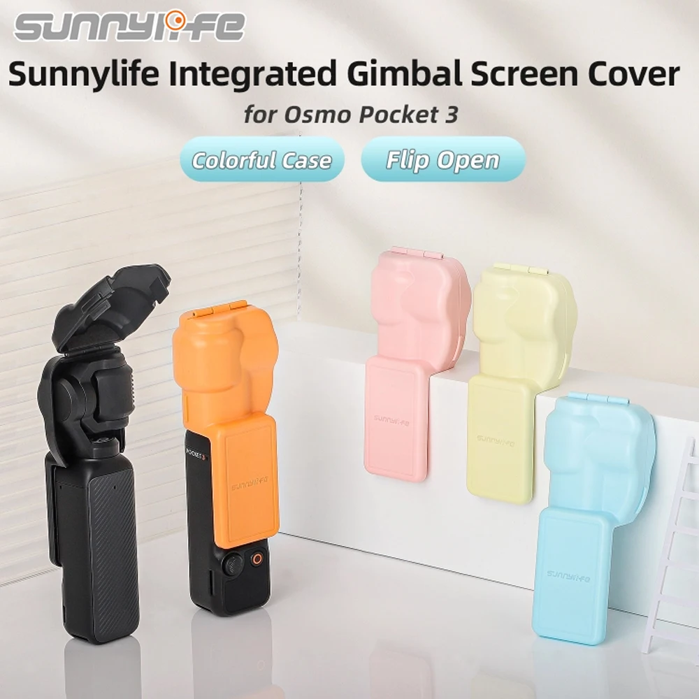 

Sunnylife For DJI Osmo Pocket 3 Plastic Protective Cover Anti-Scratch Head Lens Screen Handheld Gimbal Camera Protector Case