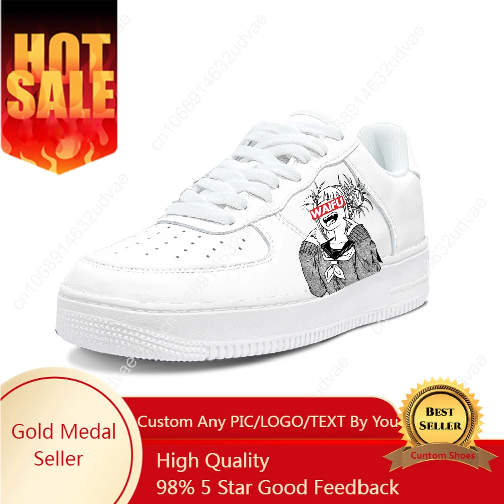 

S-Sexy L-Lewd Ahegao Hentai Casual Shoes Platform Shoe Sneakers Mens Womens Teenager Flats Custom Made Sneaker 3D Footwear
