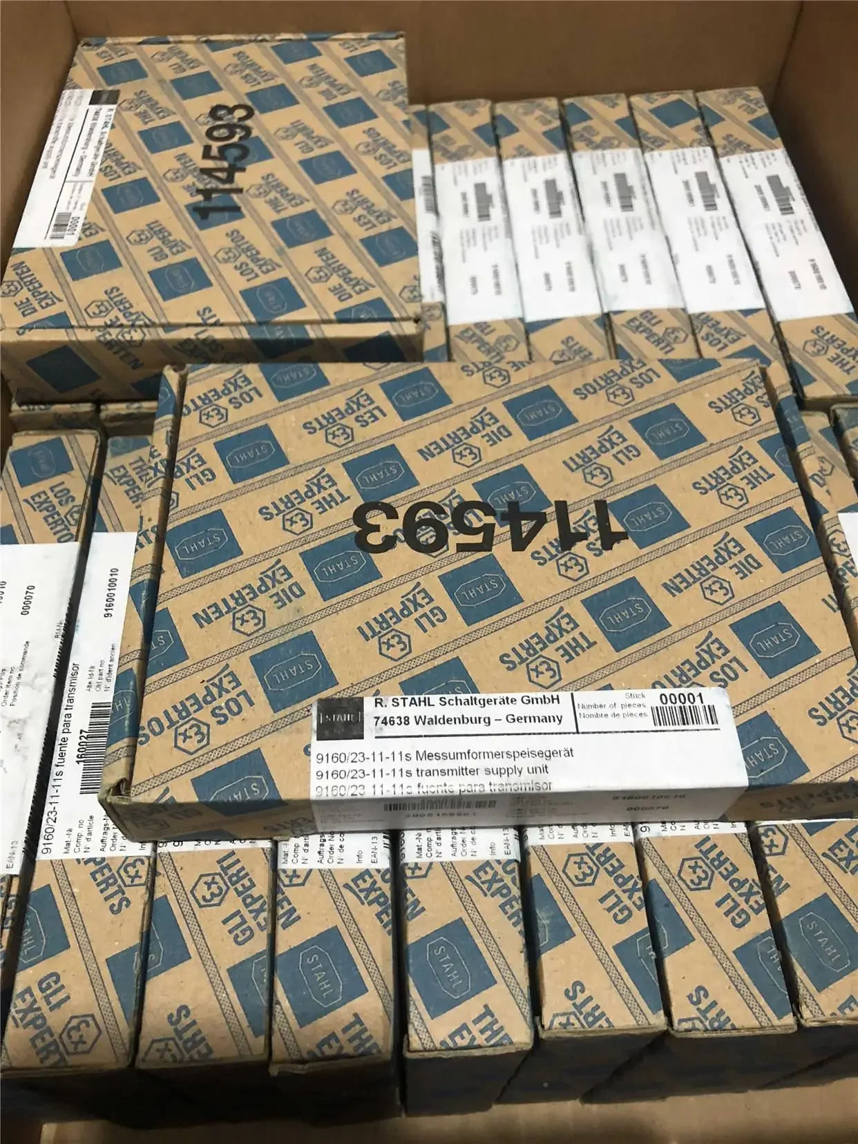 In Stock New and Original Stahl 9160/23-11-11s TRANSMITTER SUPPLY UNIT 9160 SERIES 27V 2 CHANNEL 88mA DIN RAIL MOUNT IP30