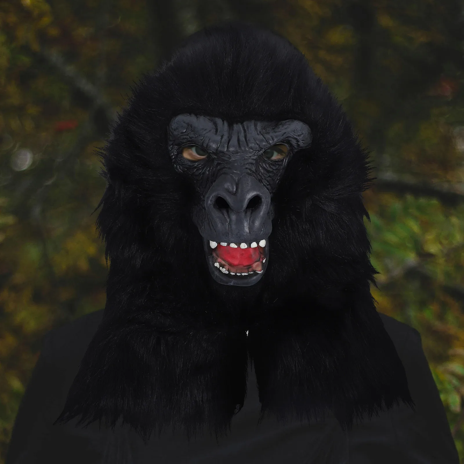 قناع الغوريلا للهالوين قناع نمط تنكري لأداء مرحلة المهرجان صور الدعائم الديكور تأثيري الدعامة