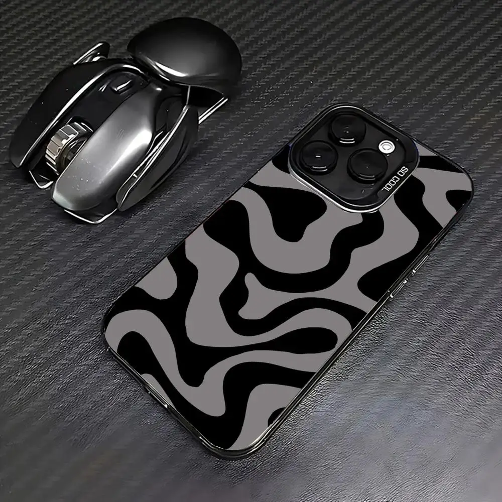 

Design of irregular lines Phone Case case for iPhone17 16 15 14 13 12 11 Pro/ Max/Plus shock-proof rear cover anti-fingerprint