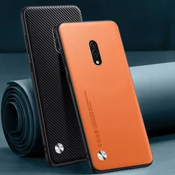 Luxury PU Leather Case For Realme X RealmeX Back Cover Matte Silicone Shockproof Full Protection Phone Case For OPPO K3 Coque