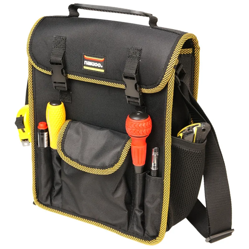 Electrician Tool Kit, Sturdy and Durable, Multi-functional Electrician Bag, One-shoulder Tool Storage Bag, Tool Bag