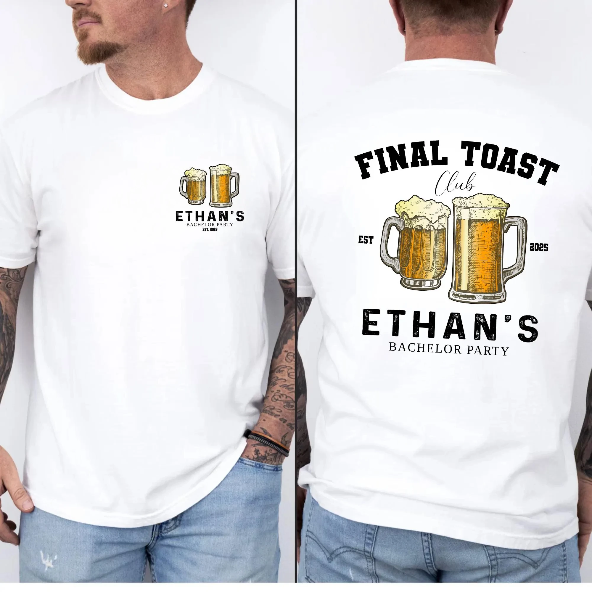 شخصية نهائية نخب نادي البكالوريوس قميص حفلة رفقاء البيرة قميص شخصية آخر نخب العريس قميص البكالوريوس قميص