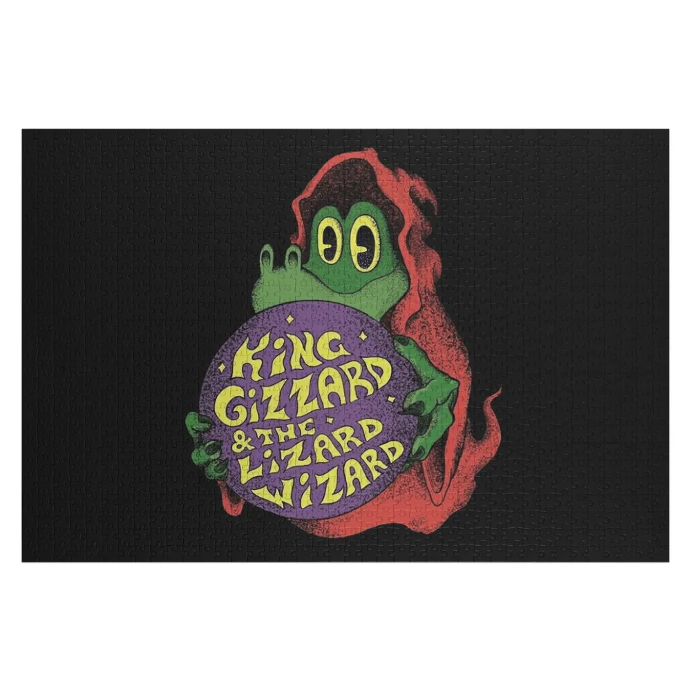 

King Gizzard And The Lizard Wizard Classic T-Shirt Jigsaw Puzzle Children Customized Photo Baby Toy Wood Animals Puzzle