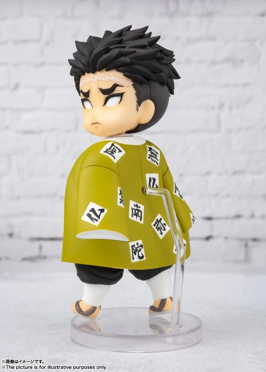 In Stock Bandai Mini Genuine Demon Slayer Himejima Gyomei Action Figures Figuarts Series Doll Toys Collectible Gift Original Toy - view 5