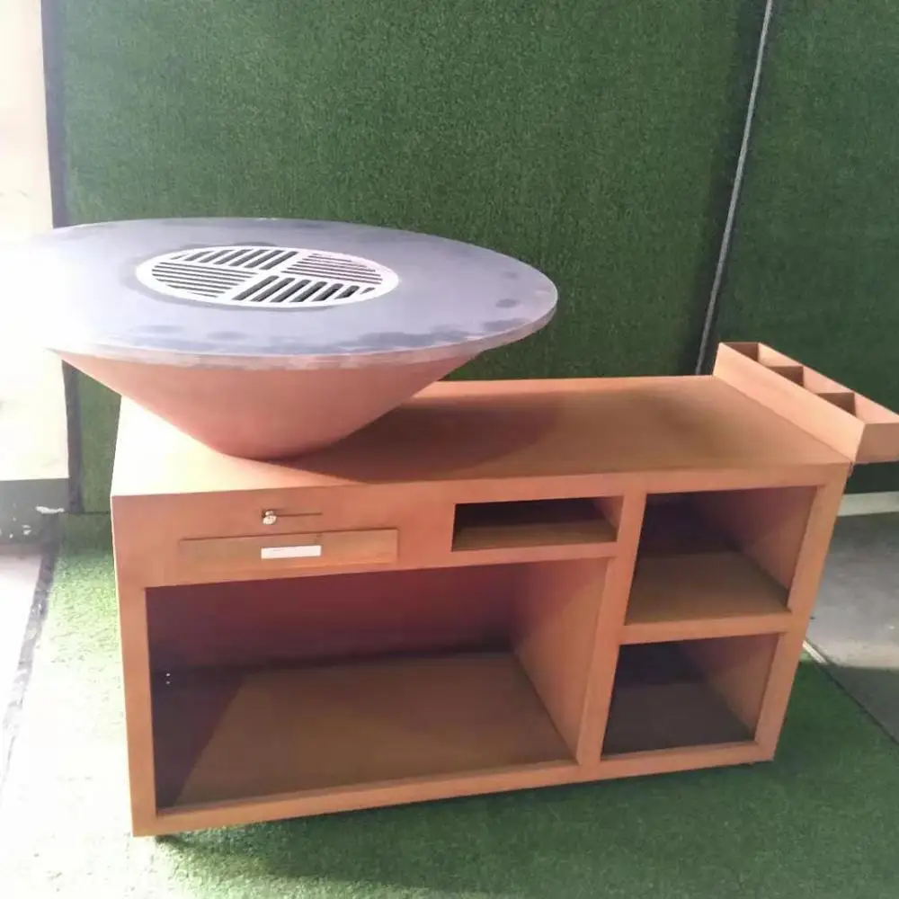 Parrilla de barbacoa de acero,