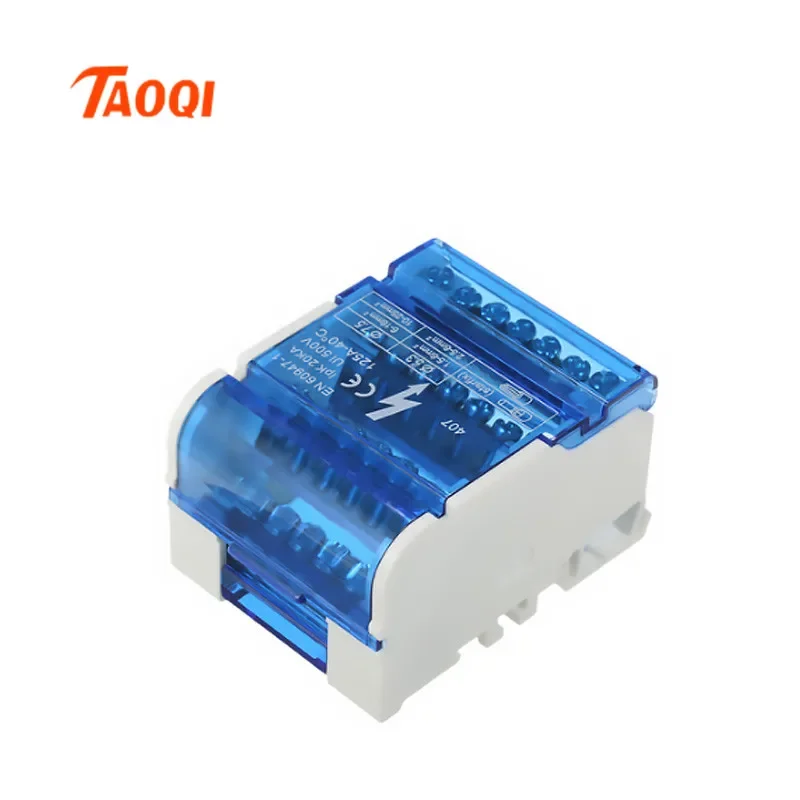 207 211 407 Din Rail Terminal Blocks Modular Screw Connection Power Distribution Block Box Universal Electric Wire Junction Box