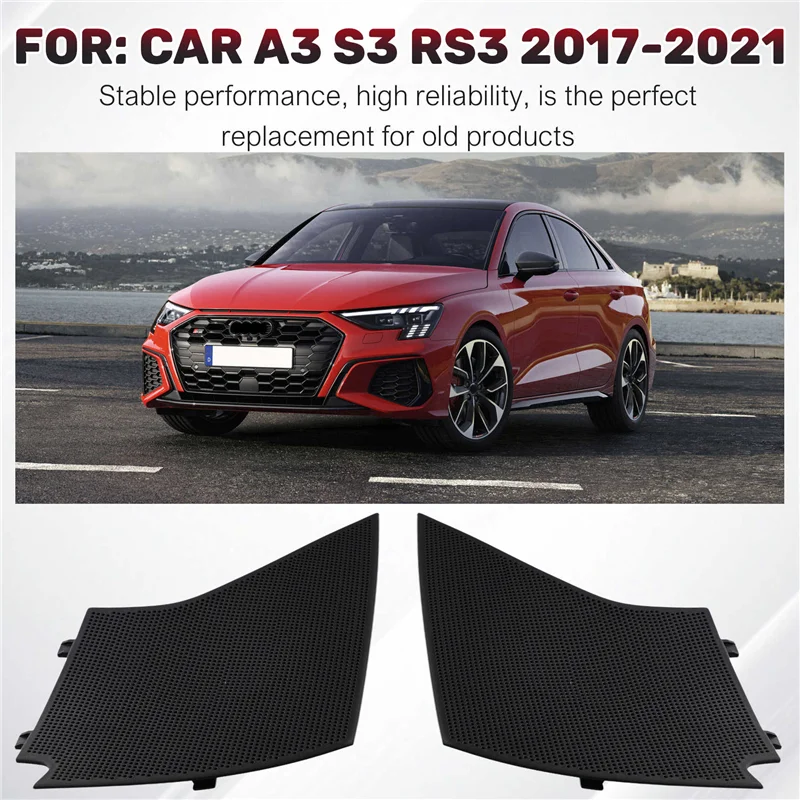 

NEW-1Pair Front Door Speaker Protective Cover 8V3035409A, 8V3035410A For A3 S3 RS3 2017-2021
