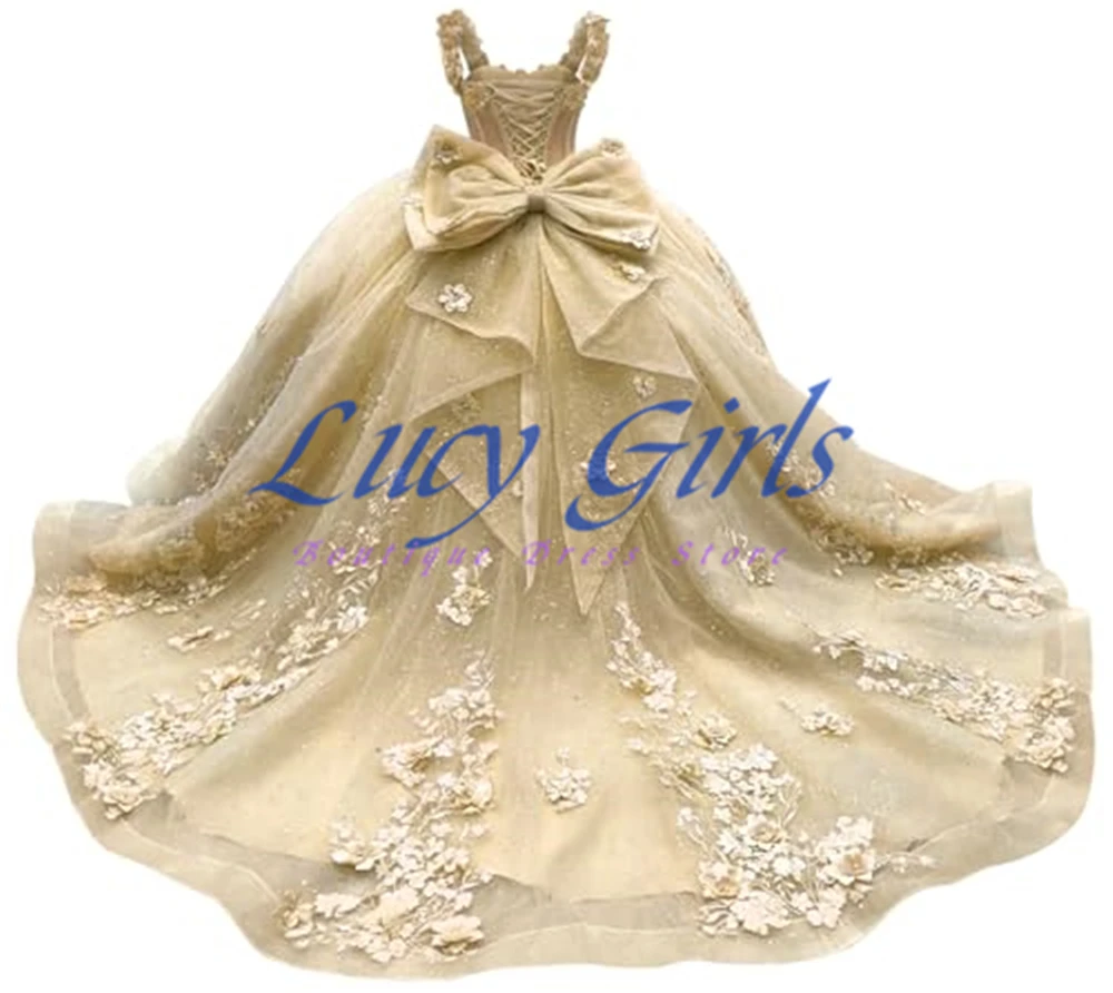 2026 Exquisite Flower Girl Dress Blue Tulle Fluffy with Quality Applique for Wedding Princess Birthday Party Evening Gowns image 6
