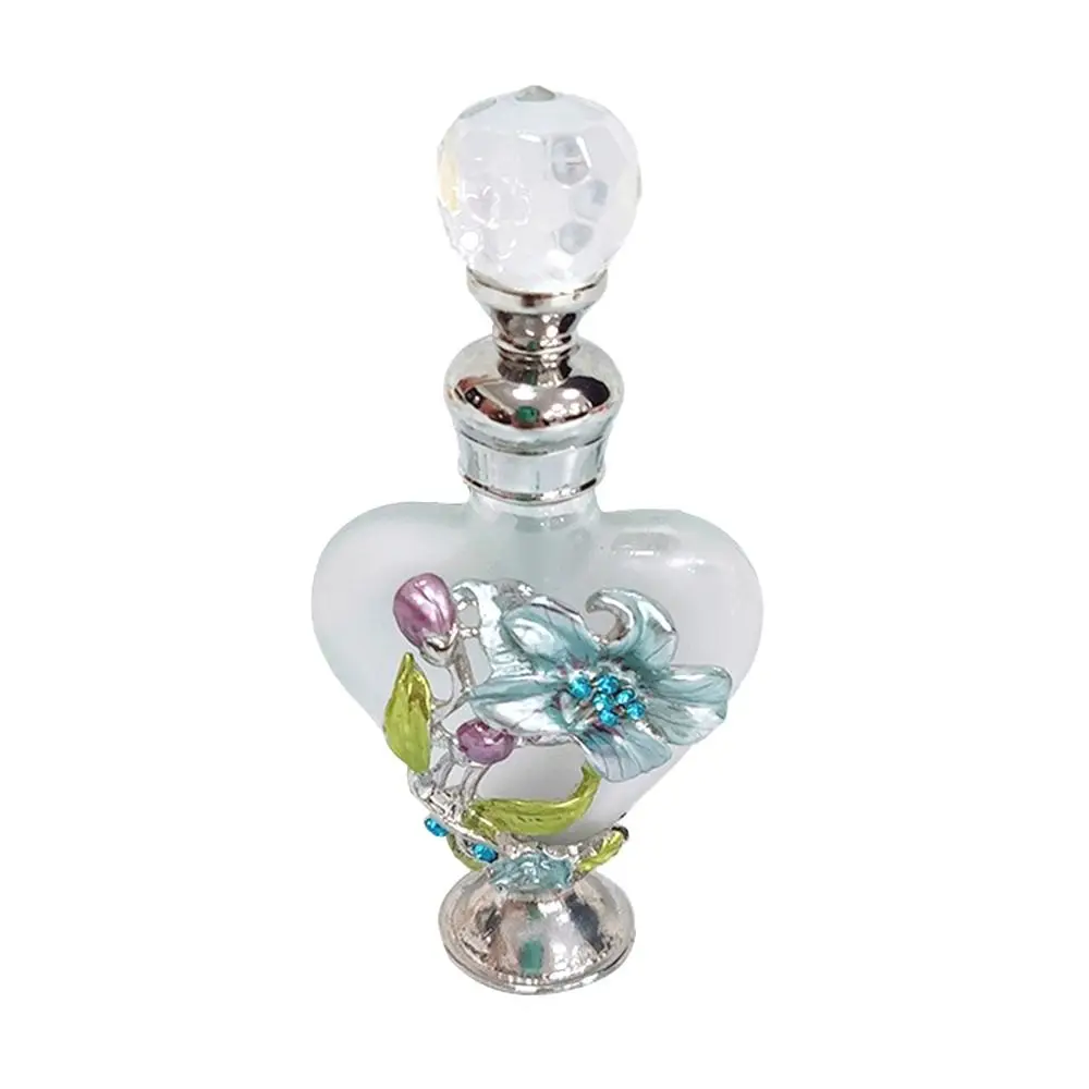 

Metal Wedding Decoration Gifts Crystal Cosmetics Container Refillable Bottle Bottle Essential Oil Dropper Bottle