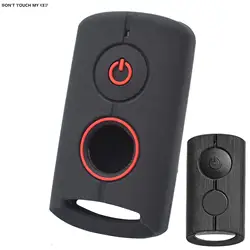 2 Button Silicone Remote Key Fob Case for Yamaha NVX NVX155 Xmax XMAX300 QBIX AEROX JAUNS Smart Motor Key Shell Cover 2018 2019