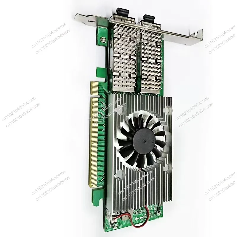 Dual optical port 100G QSFP network interface card Fiber network interface card PCIe 3.0 8X server network interface card E810