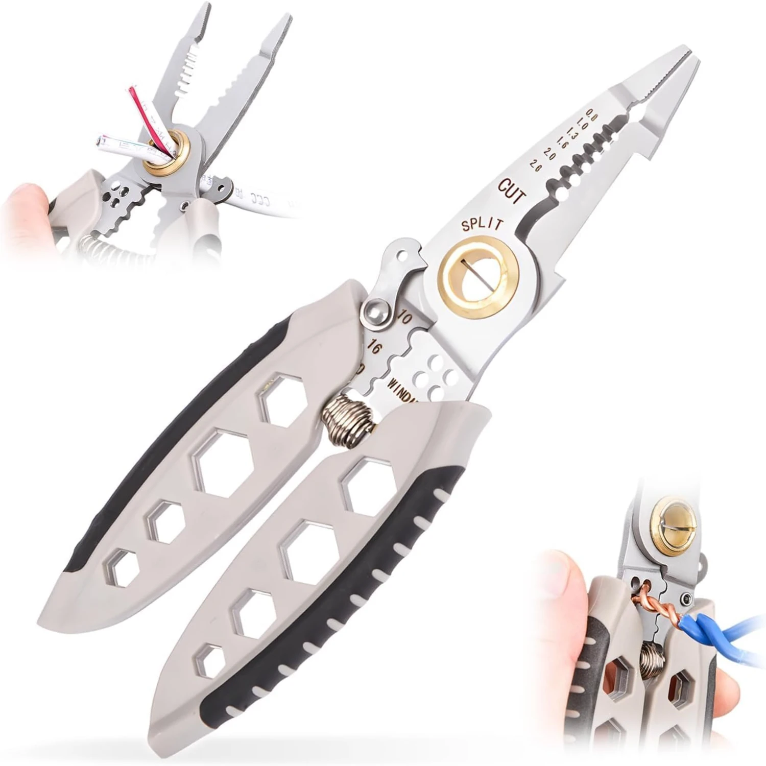 

Reliable, high-quality, and heavy-duty 7-Inch Durable and Efficient Multi-Purpose Wire Stripper - Superior Professional Grade El