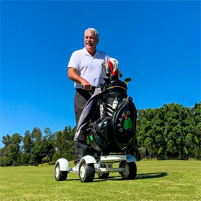 ZAIQU  Electric Golf Carts Solar Powered Buggy with Golf Trolley Four Wheel Golf Scooters