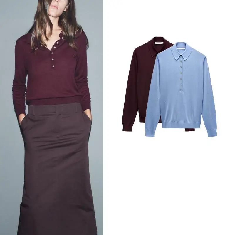 

Новая женская вязаная кофта на пуговицах с длинным рукавом для осени и зимы, простая, универсальная, для повседневной носки, из полиэфирного волокна