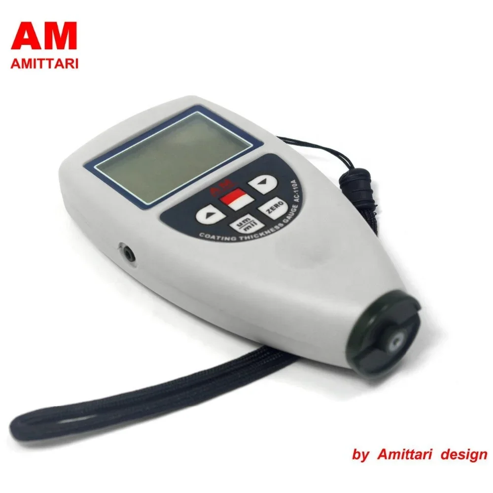 Digital Paint thickness gauge meter for magnetic and eddy current testing AC-110A