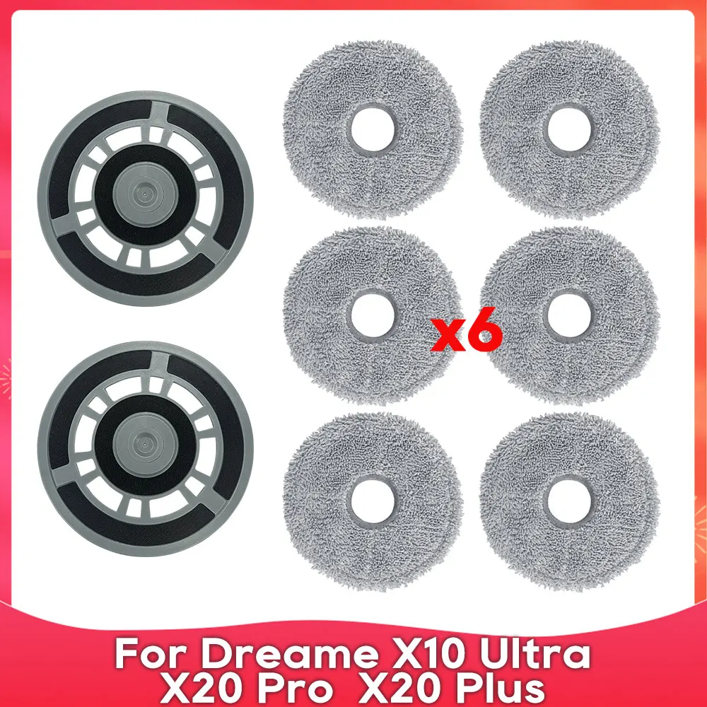 Compatible For Dreame X10 Ultra / X20 Pro / X20 Plus Robot Vacuums Mop Bracket Rag Spare Part Accessories Replacement