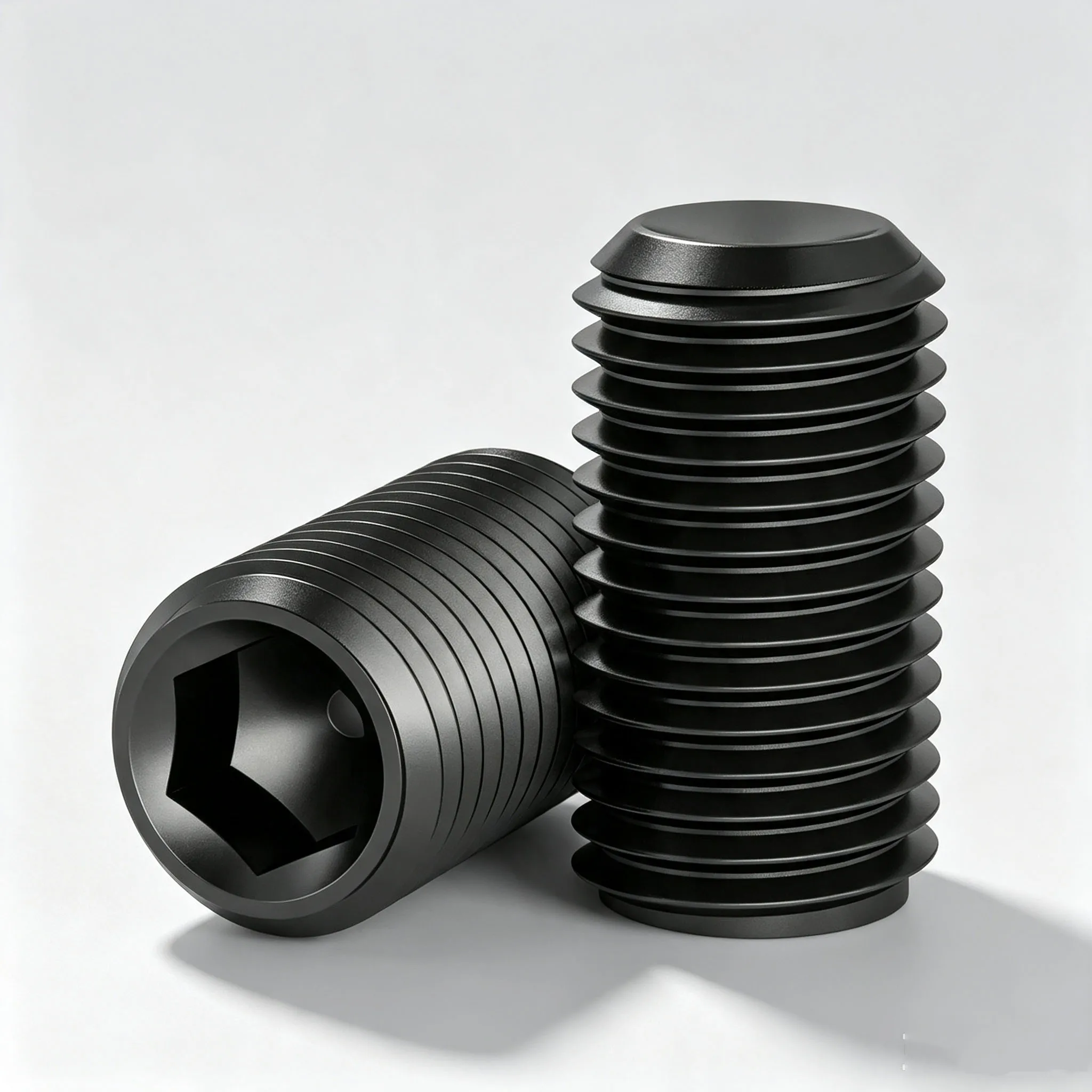 DIN916 Cup Point Set Screws 12.9 High Strength Hex Headless Screws BSW 1/8 5/32 3/16 1/2 Inch Hardware