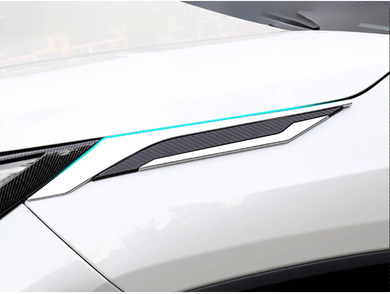 Für Toyota RAV4 XA50 2019 2020 2021 2022 2023 2024 2025 Hybrid Auto Blatt Bord Dekoration Auf Shark Gills Seite trim Streifen Aufkleber – Detail 11