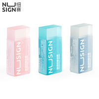 NUSIGN Soft Rubber 2B Pencil Eraser, Student Art Sketch Painting Correction Supplies, School Exam Writing Eraser, Stationery