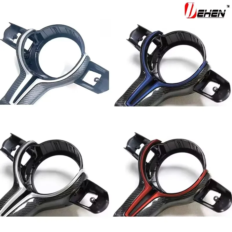 

For BMW 1 2 3 4 5 6 Series x5 x6 F20 F22 F30 F31 F32 F33 F36 F10 F06 M Sport Replacement Style Carbon Fiber Steering Wheel Trim