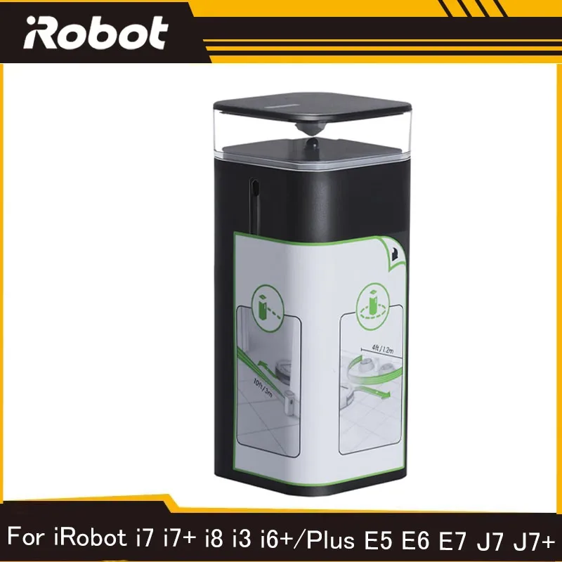 حاجز حائط افتراضي مزدوج الطراز لـ iRobot Roomba 600 700 800 900 Series e i s Series e5 e6 i4 i6 i7 i8 Series Robot Vacuum