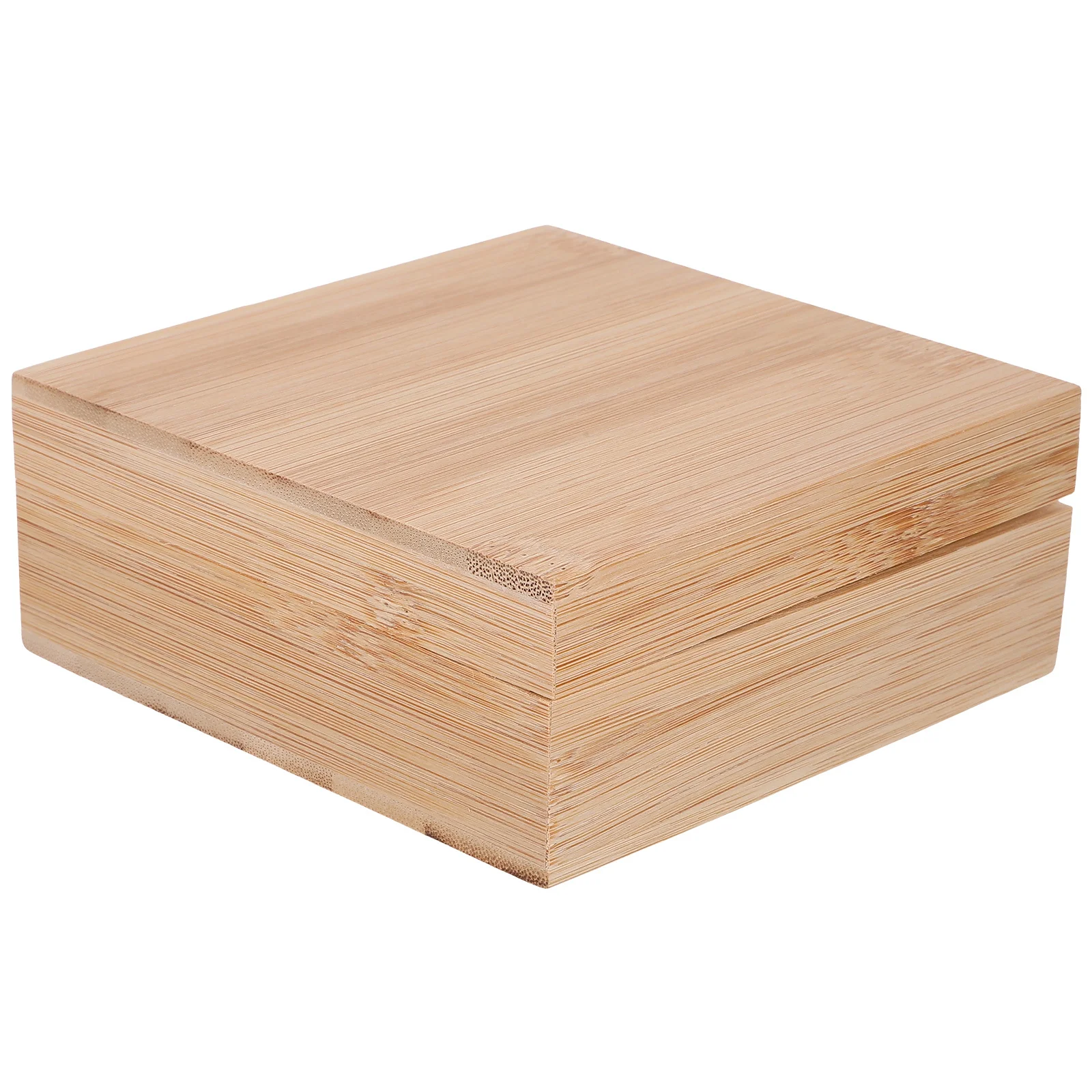 

1Pcs Square Wooden Desktop Storage Box Large Capacity Sundries Organizer Home Office Jewelry Stationery Case Desktop Box