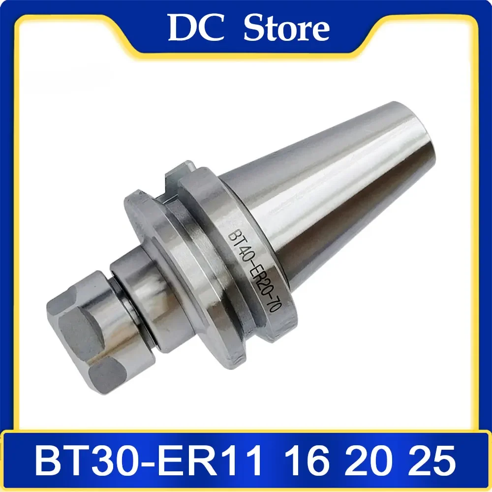 

BT Toolholder BT30 ER11 ER16 ER20 ER25 ER32 ER40 70mm 100mm Clamping Collet Chuck Tool Holder 0.003mm Accuracy