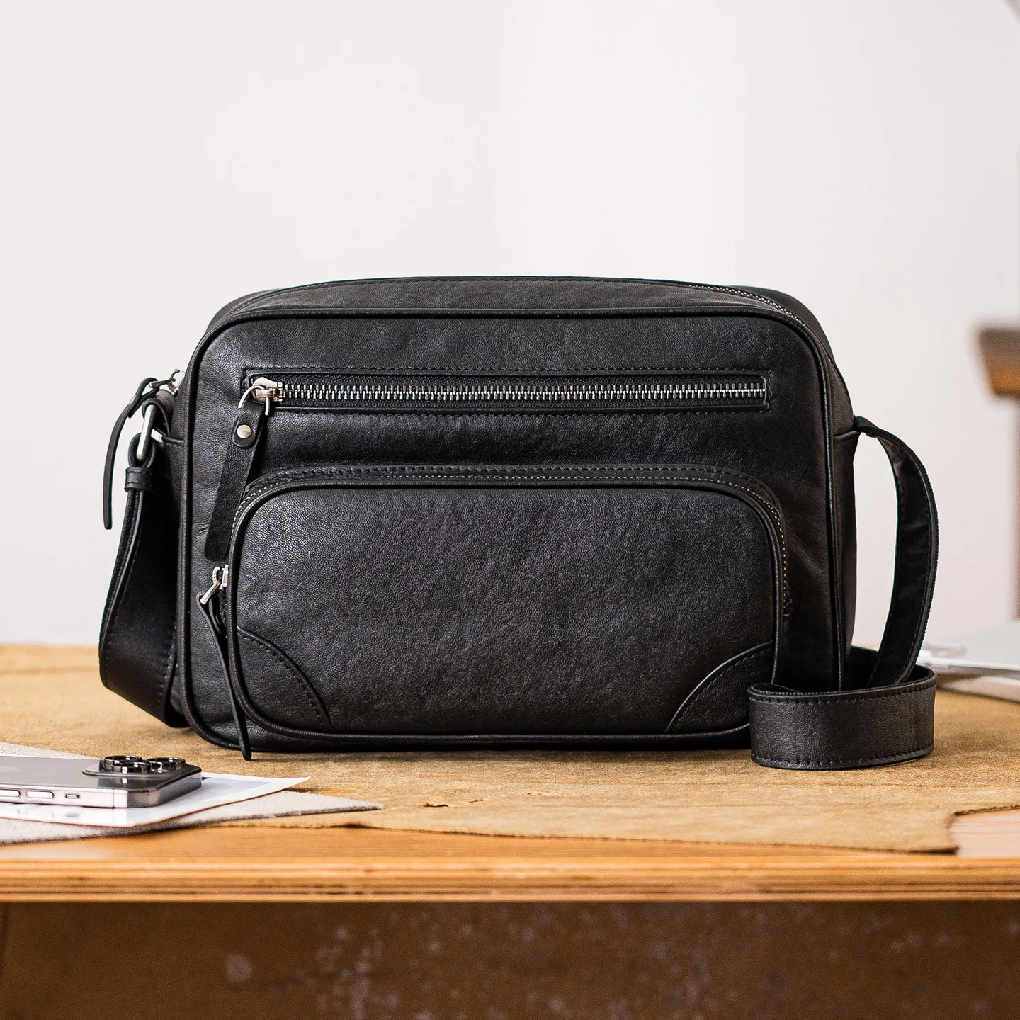 outdoor daily work luxury vege - Leather Work Bag Mens review and price