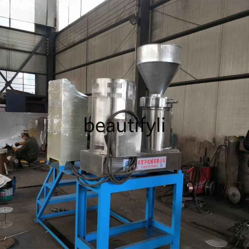 Grande smerigliatrice per fango osseo, smerigliatrice per salsa di palline di pesce, smerigliatrice colloidale in acciaio inossidabile