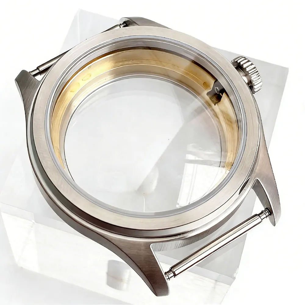 

Корпус для часов Tandorio 38 мм в ретро-стиле, с сапфировым стеклом, водонепроницаемый, подходит для циферблатов 29,5-32 мм, совместим с механизмами NH34, NH35, NH36, ETA2824, PT5000.