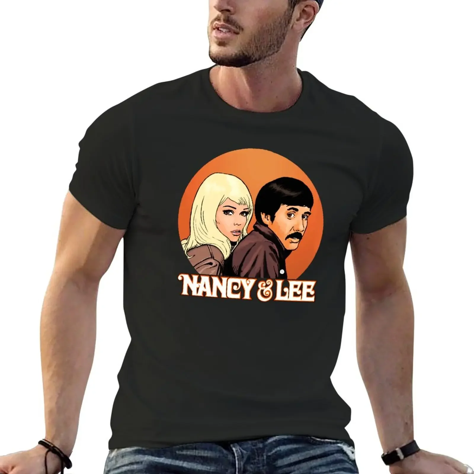 New Nancy Sinatra and Lee Hazlewood T-Shirt custom t shirts design your own tees mens t shirt