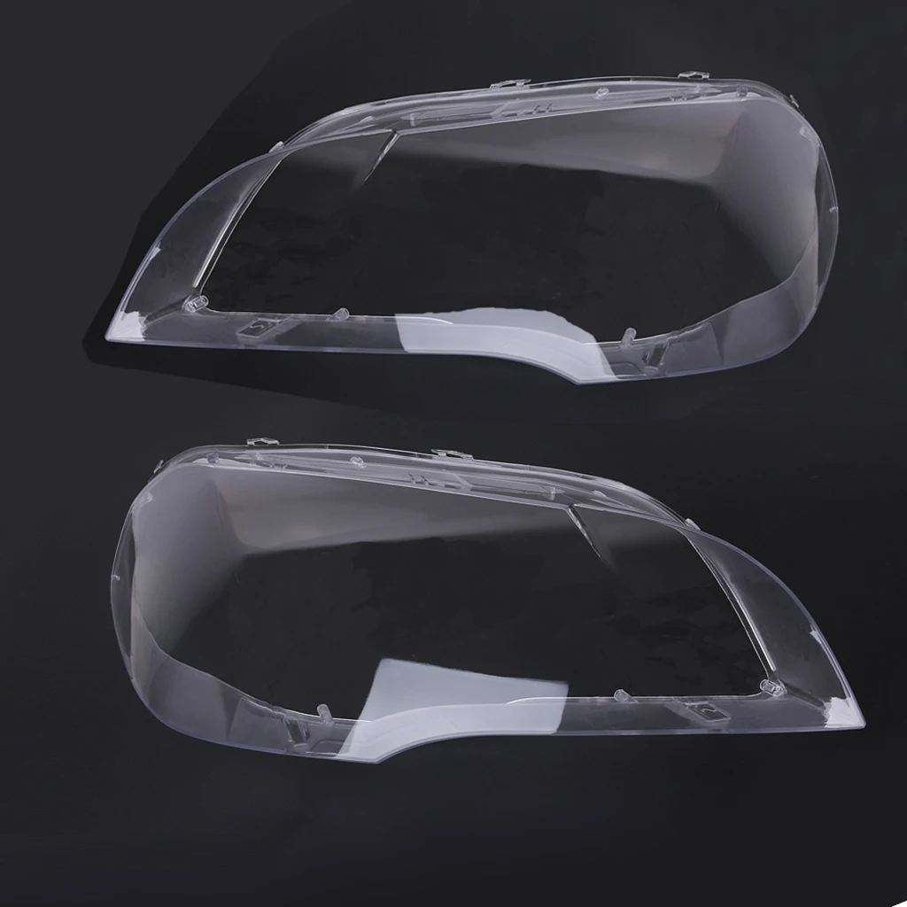 Headlight Lens Cover, Lamp Lens Shell Cover, for BMW X5 E70 2008 2009 20011 20113 63117288995 63117288996