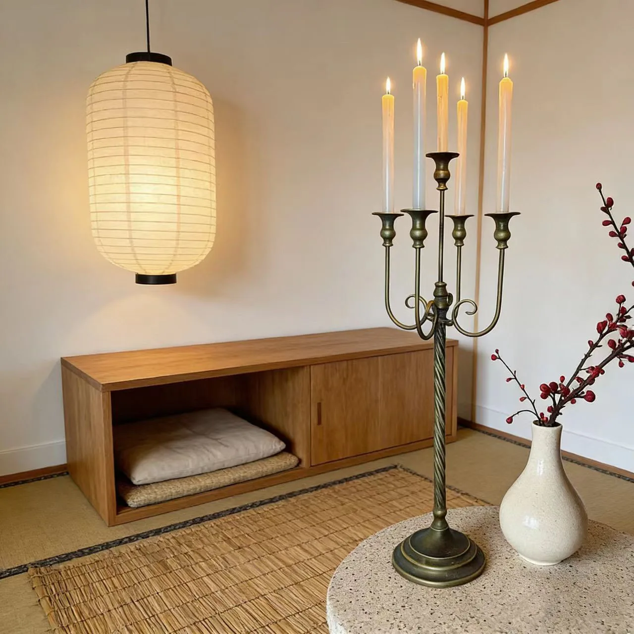 

American Antique Bronze Iron Candlestick Home Hotel Candelabra Decoration Branched Multi Headed Candle Vessel