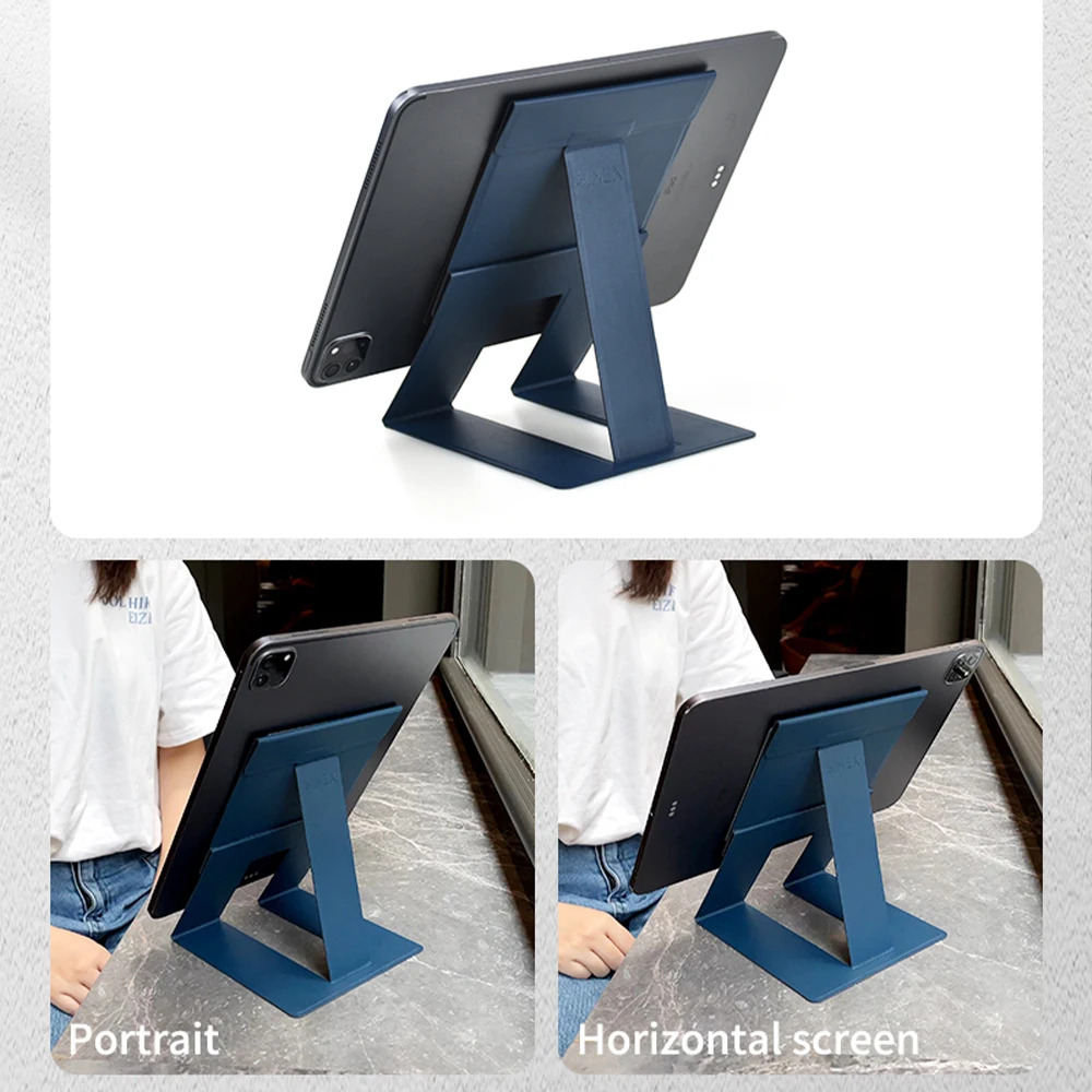 Magnetische Leder Tablet Ständer Folding Magsaf Unsichtbare und Faltbare Für iPad Halterung Halter Stoßfest Abdeckung